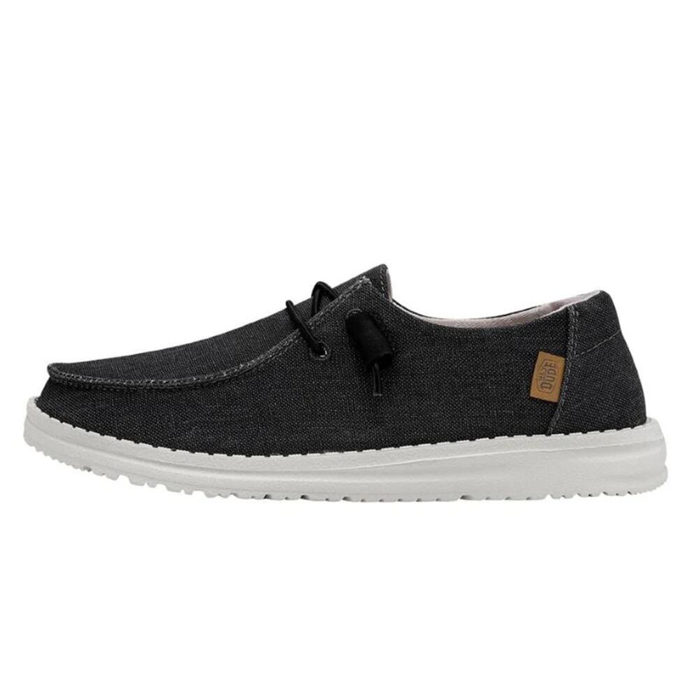 Hey Dude NEW Wendy Womens‎ Size 6 Chambray Off Black